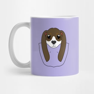 Cute Beagle Puppy in a Pocket Mug